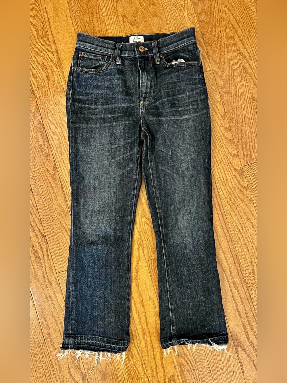 J. Crew Billie Demi Boot Crop in a Dark Wash. | Sz 25